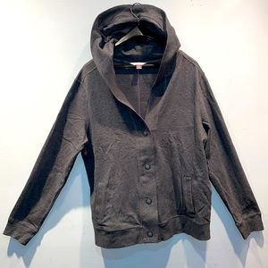 White Stag Snap Button Hoodie Sweater | Size L/G 12/14